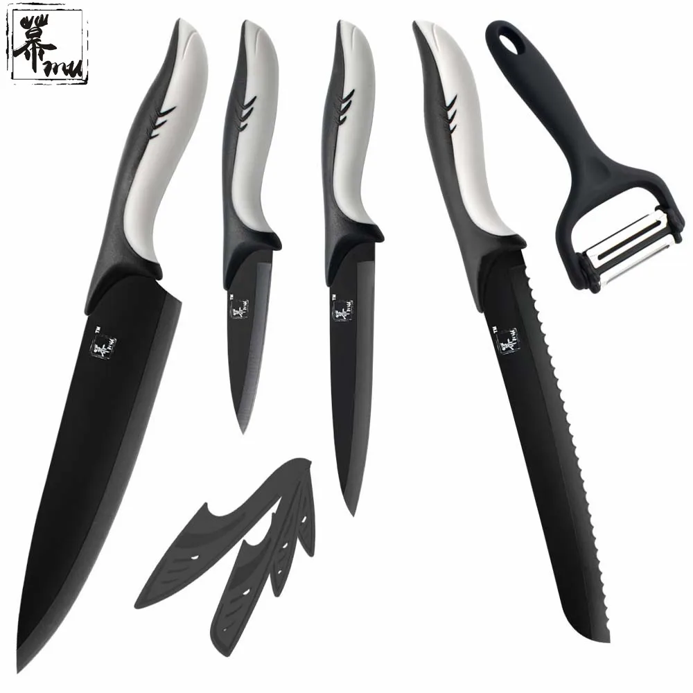 Нож из нержавеющей стали MU бренд 5 шт. набор кухонных ножей 3 + 8 дюймов нож