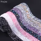 Prajna, 1 ярд, стразы горячей фиксации, аппликация со стразами, Хрустальная лента, стразы s для одежды, аппликация для одежды, Декор