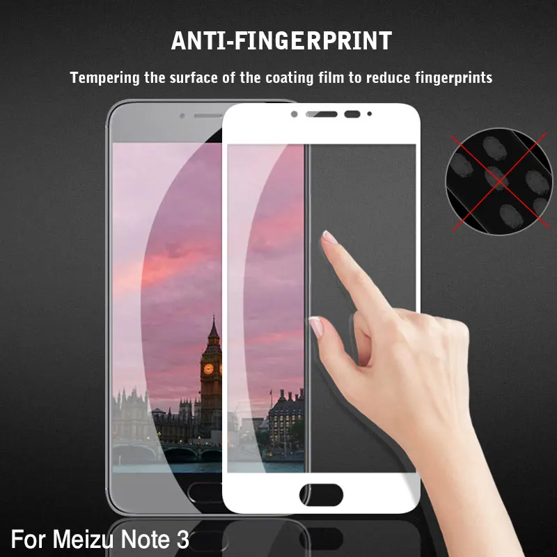 Для Meizu M3 Примечание Телефон Защитная стеклянная пленка для экрана ультратонкая 5