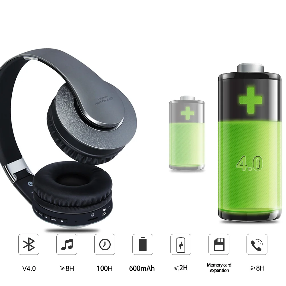 Alwup Bluetooth беспроводная гарнитура поддержка Mp3 плеер с микрофоном стерео