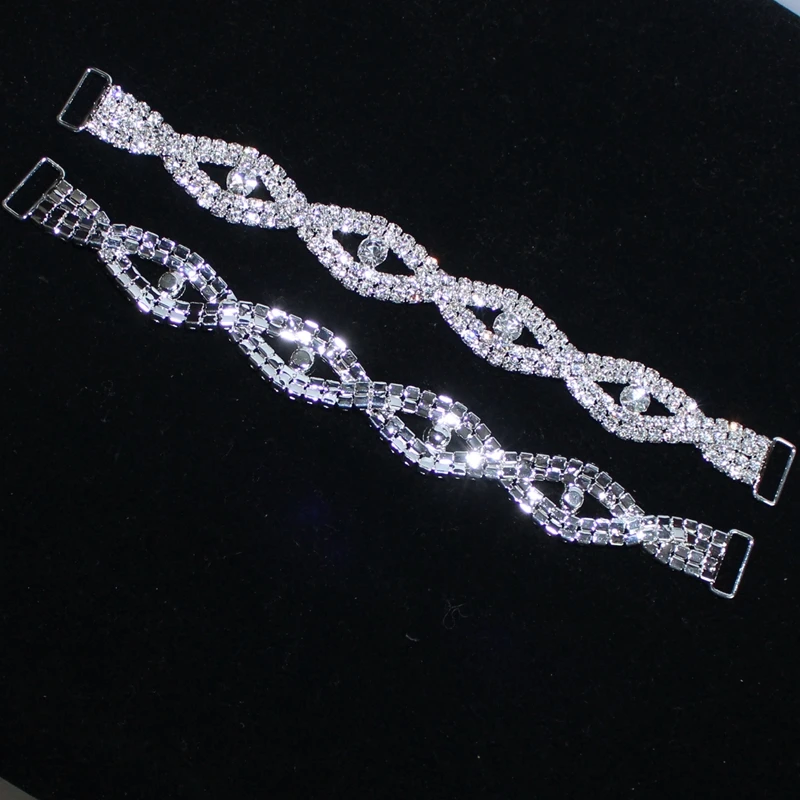 10 шт./лот купальник с соединителем бикини со стразами однотонная Пряжка класс A