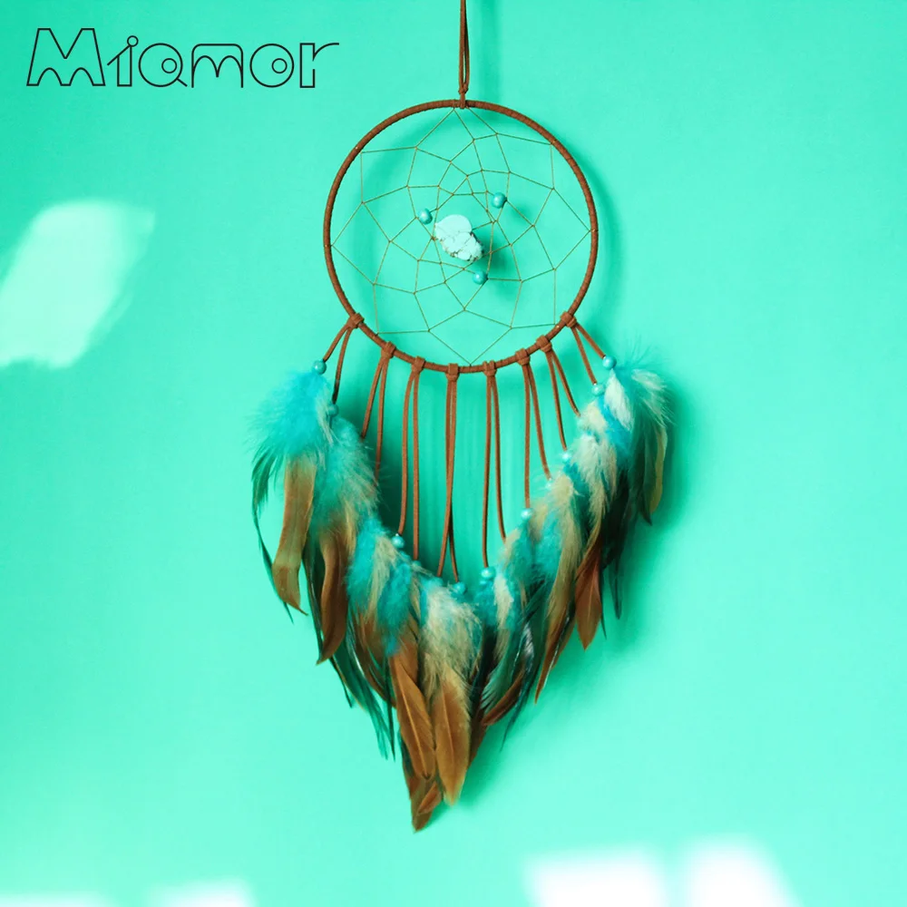 Скандинавский Бирюзовый Ловец снов MIAMOR украшение для детской комнаты спальни