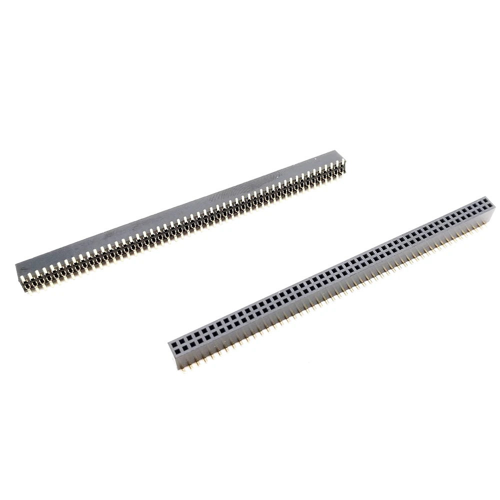 10 шт. двухрядные разъемы SMT SMD 1 27 мм 2X50Pin 100 Pin socket connector l connectorsocket smd
