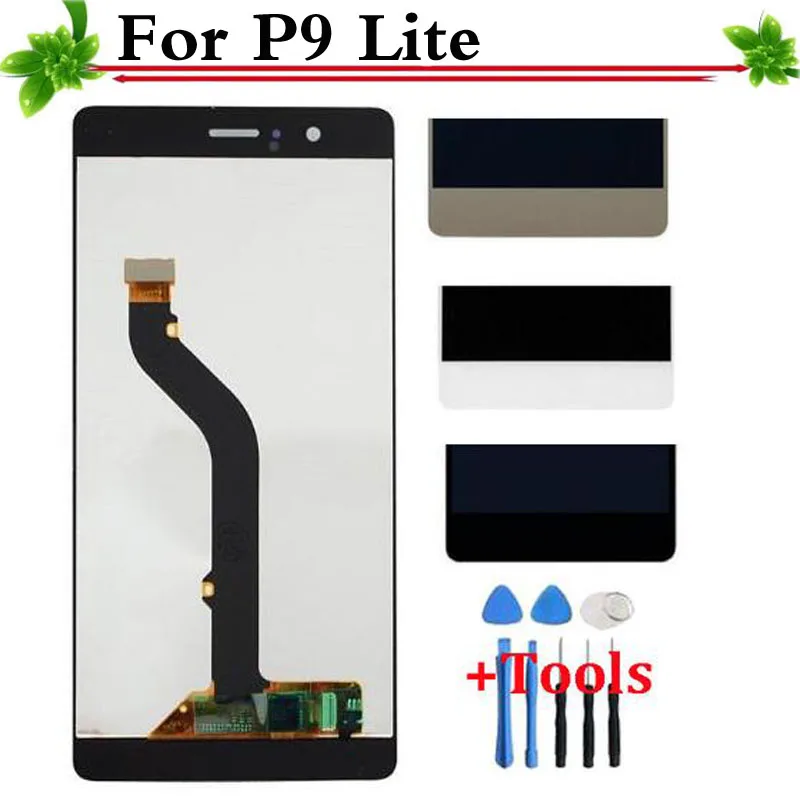 5 2 &quotдля huawei P9 Lite ЖК дисплей Сенсорный экран Digitizer Замена в сборе для G9 хорошего