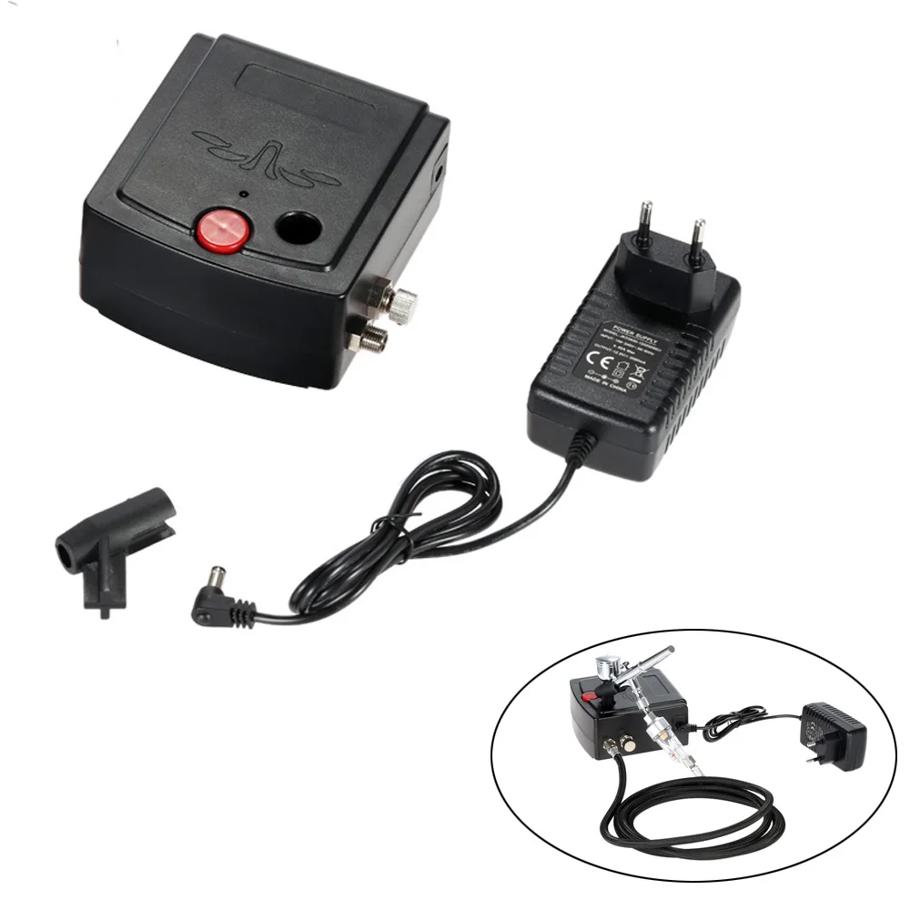 Профессиональный мини-компрессор аэрограф для рисования тела татуировок