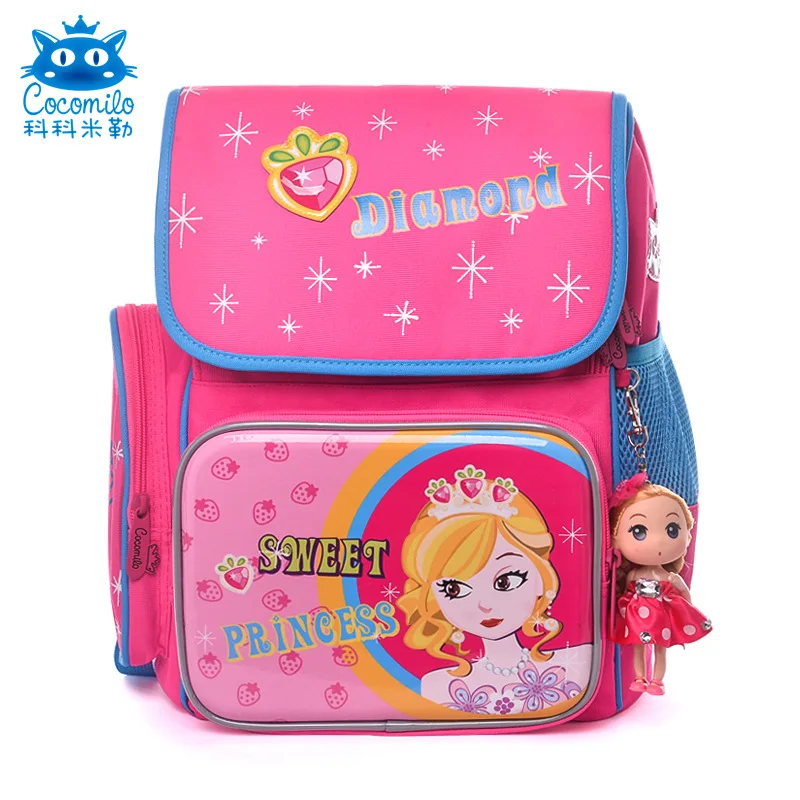 Мультфильм принцесса школьные рюкзаки для девочек нейлон ортопедические