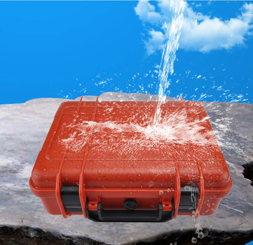 ABS hard plastic waterproof shockproof carrying case tool box with foam