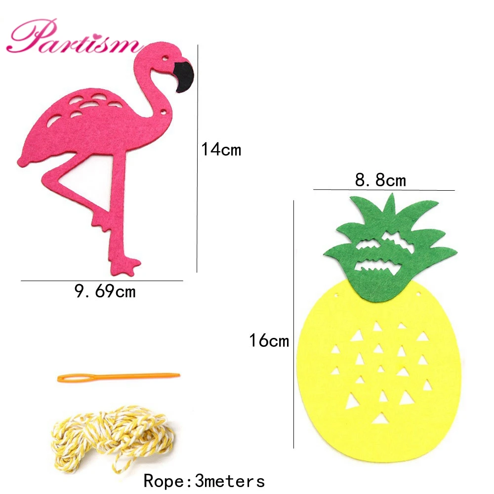 1 компл. фламинго и ананас овсянка баннер девичник/Свадебная вечеринка гирлянды