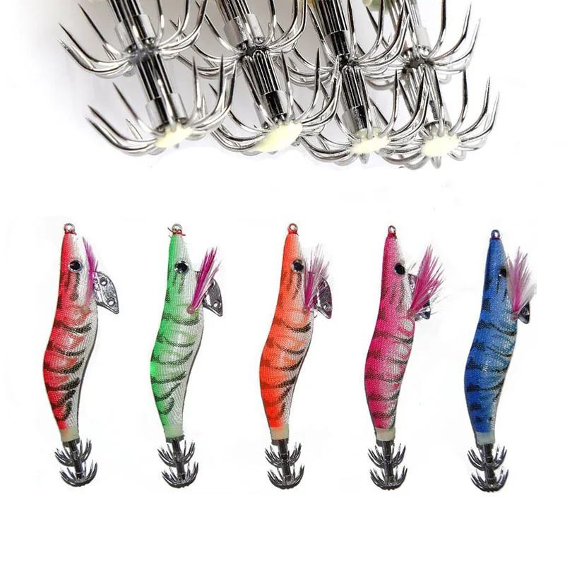 10 шт. 2 5 #10 см рыба искусственный Кальмар джиг приманка для рыбалки крючок