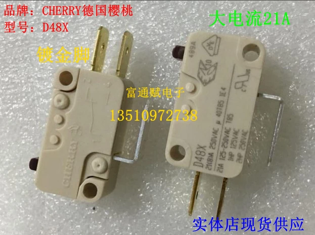 1 шт. большой микро переключатель D48X высокий ток 21A250V концевой