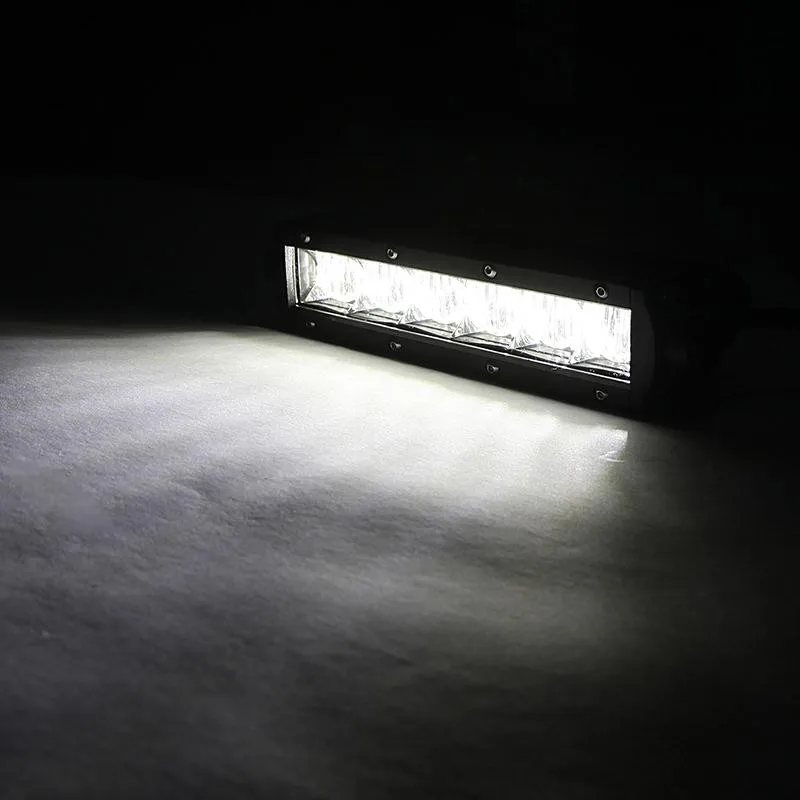 Oslamp " 30 Вт 5D светодиодный свет бар точечный луч Светодиодная панель для внедорожников грузовик пикап внедорожник ATV 4X4 4WD лодка 12 в 24 в 8 дюймов Однорядный рабочий свет