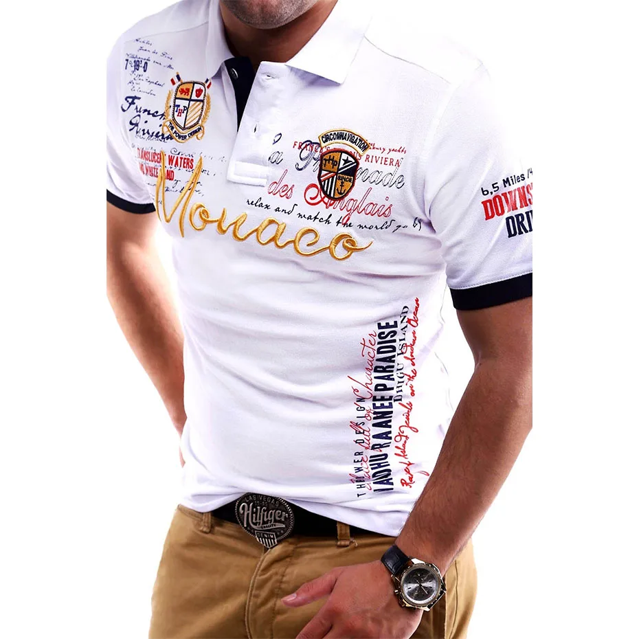 ZOGAA брендовая новая мужская футболка Slim Fit с коротким рукавом футболки Красочные повседневные хлопковые