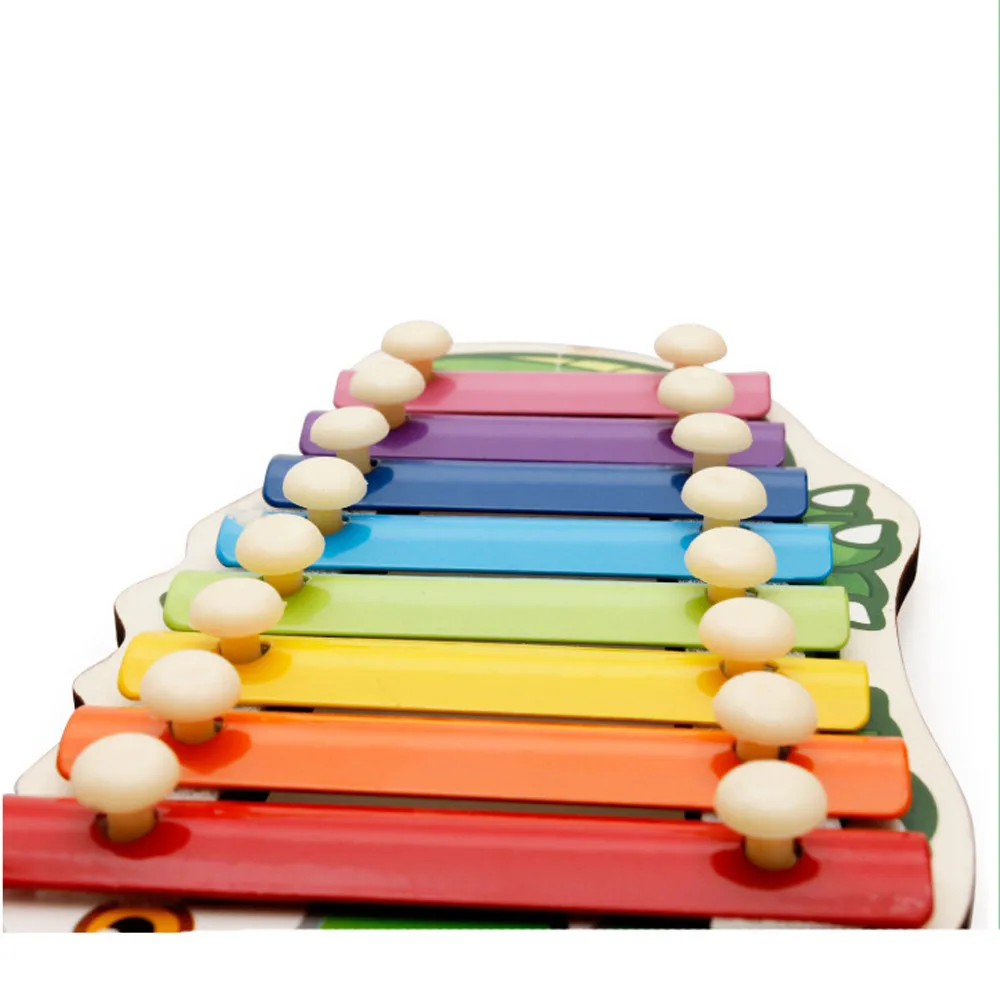 Instrumento musicales infantiles детские музыкальные игрушки деревянные ксилофон 8 тонное