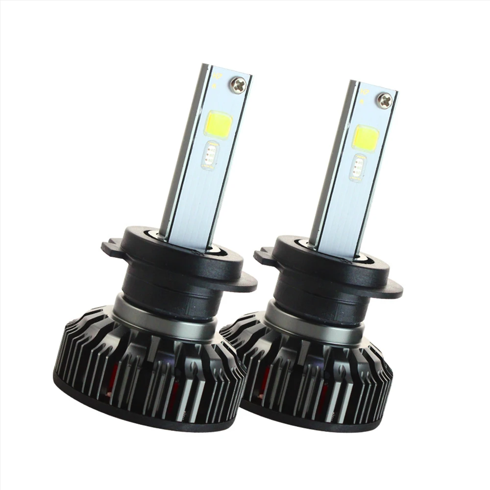 Niscarda 2 шт. H4 H1 H3 H7 H8 H11 9005 9006 80 Вт светодиодные лампы для авто RGB фар комплект телефон приложение bluetooth Управление лампы