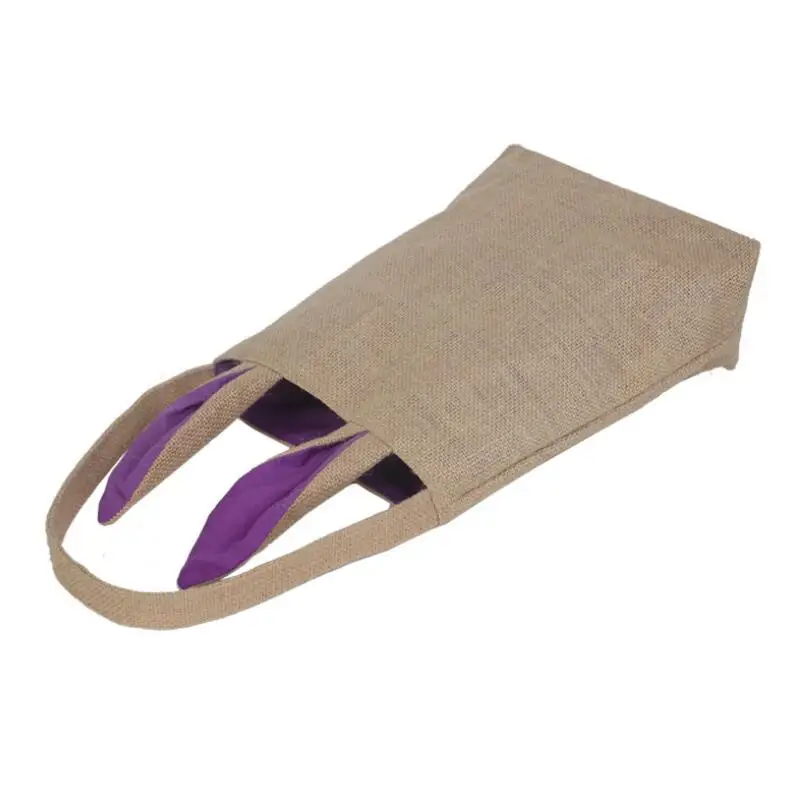 Хлопчатобумажная Холщовая Сумка для пасхальных яиц Детская сумка-тоут покупок с