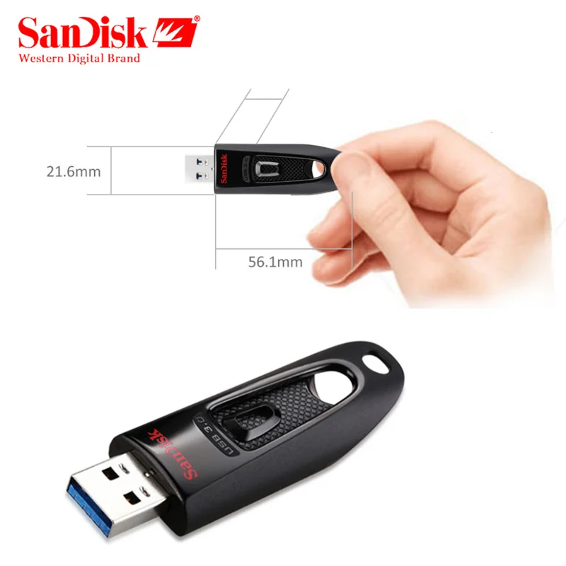 SanDisk CZ48 USB флеш-накопитель 16 ГБ 32 64 Гб 128 256 Мини-Прыжок cle 3 0 Флешка флеш-диск |