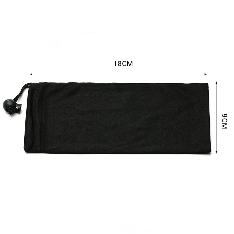 Model 4 Bag Простой стиль, высокое качество, микрофибра, черный футляр для очков, стиль, опционально, плоская зеркальная коробка, очки, сумка, очки, чехол - Название цвета: Model 4 Bag