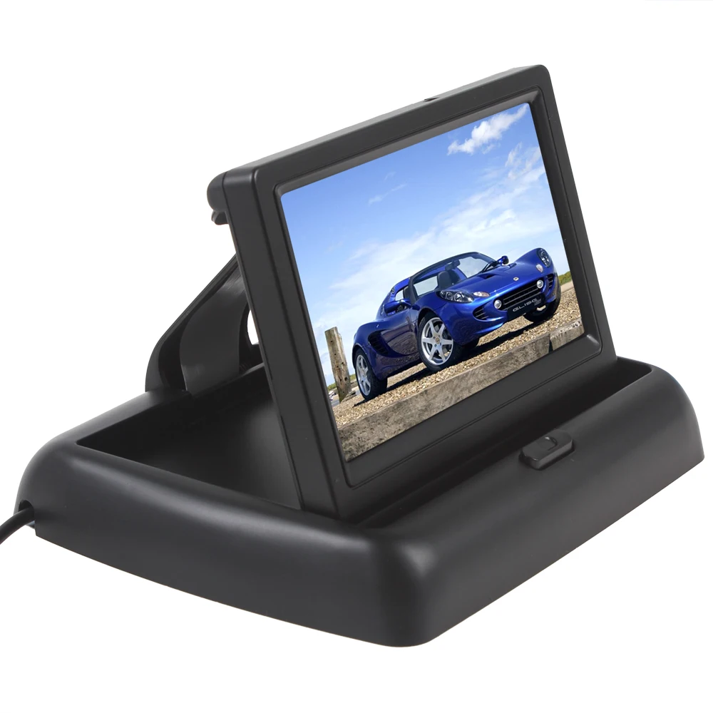 4 3 дюймов 480x272 HD TFT LCD экран автомобильный монитор Складная Автостоянка зеркало