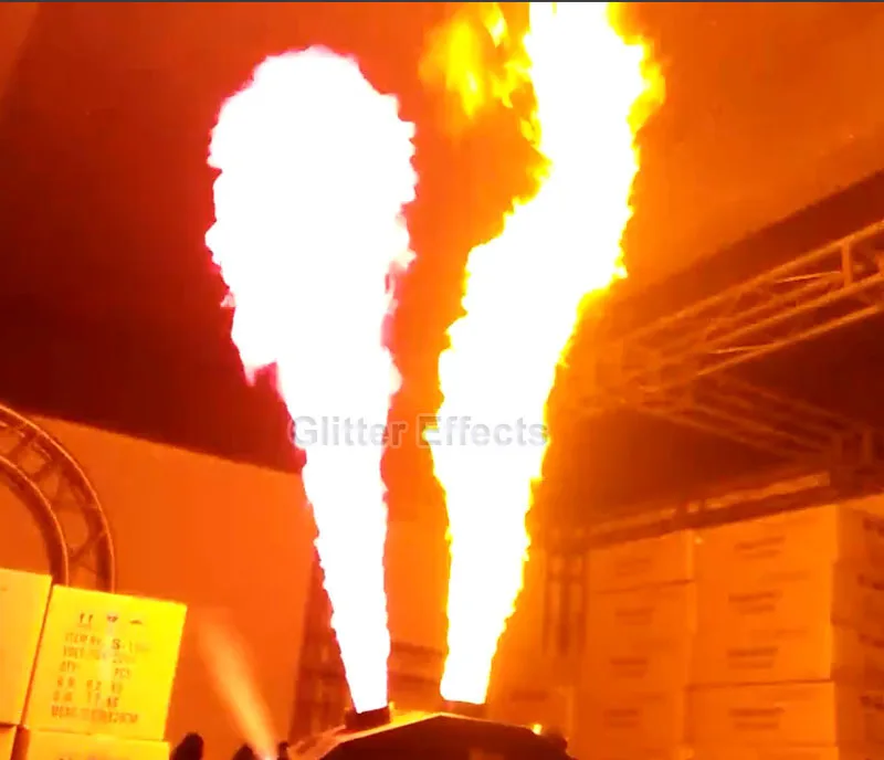 Сценический пятиголовочный пожарный аппарат DMX 512 5 струйных спреев проектор