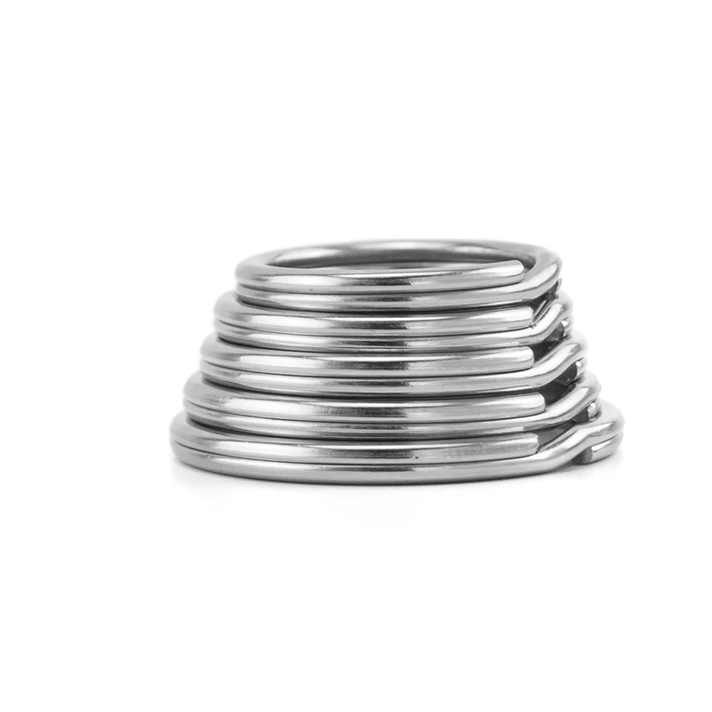 Брелок для ключей из нержавеющей стали 100% кольцо с проволокой диаметром 2 мм