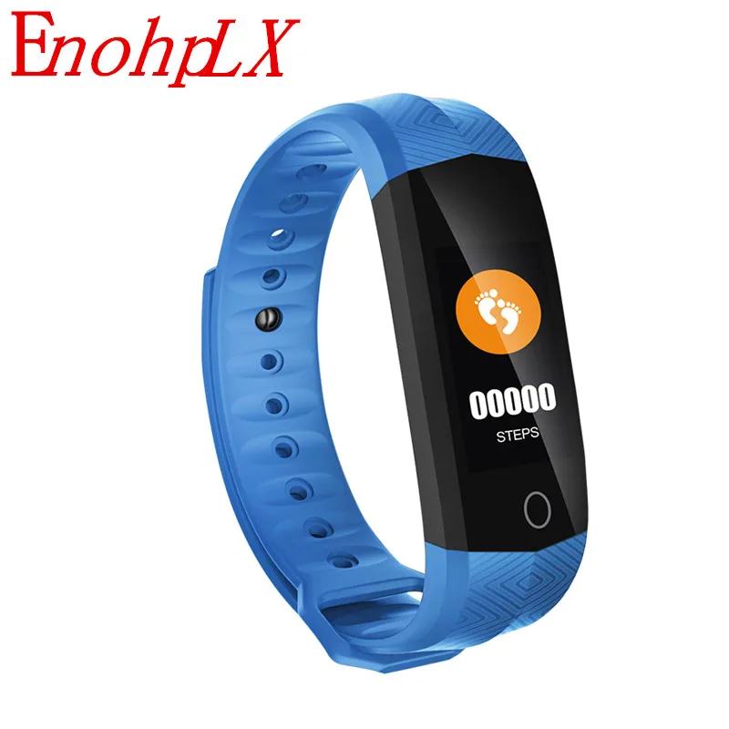 Enohplx 2018 Новый Водонепроницаемый Фитнес браслет bluetooth Цвет ЖК Экран Спорт запястье