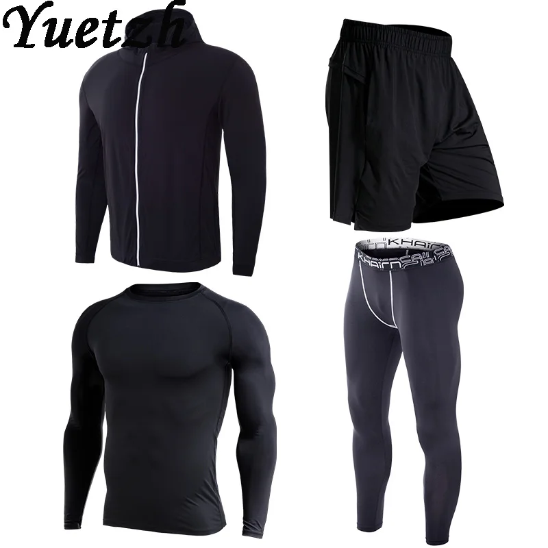 Новый мужской спортивный костюм спортивная одежда для фитнеса русская