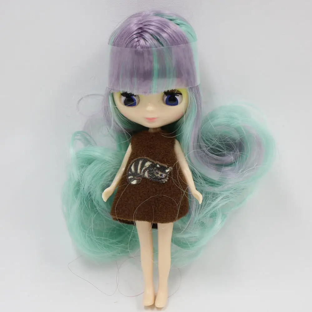nude doll Ледяной обнаженной мини Blyth кукла 27 видов стиля, одежда случайный BJD - Цвет: nude doll