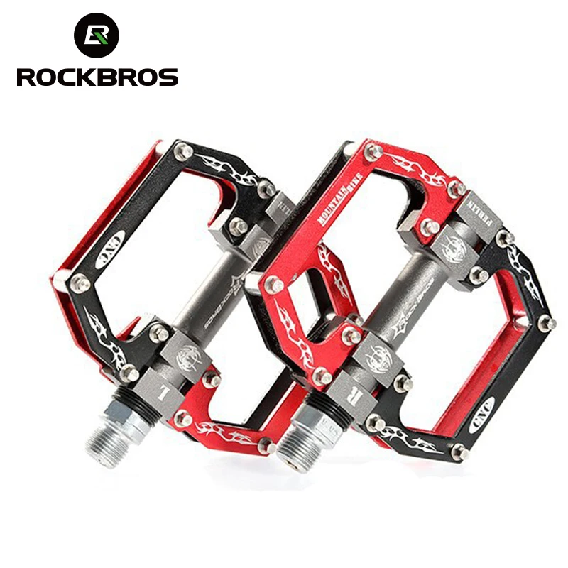 ROCKBROS сверхлегкие профессиональные высококачественные велосипедные педали для горного велосипеда MTB BMX, велосипедные педали с герметичным подшипником, педали, 5 цветов