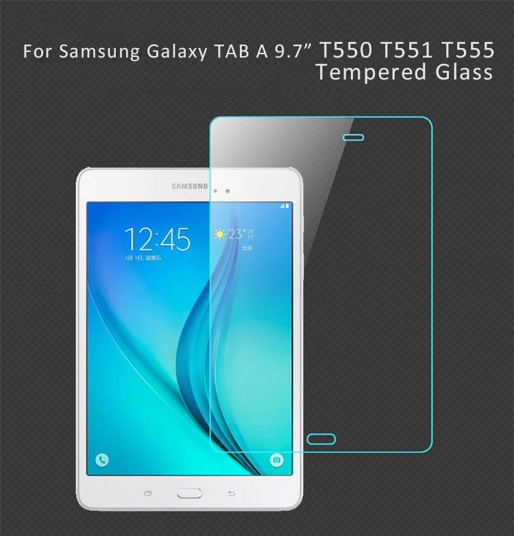 9H закаленное стекло для Samsung Galaxy TAB A 9 7 T550 T551 T555 P550 P555 Tablet Защитная