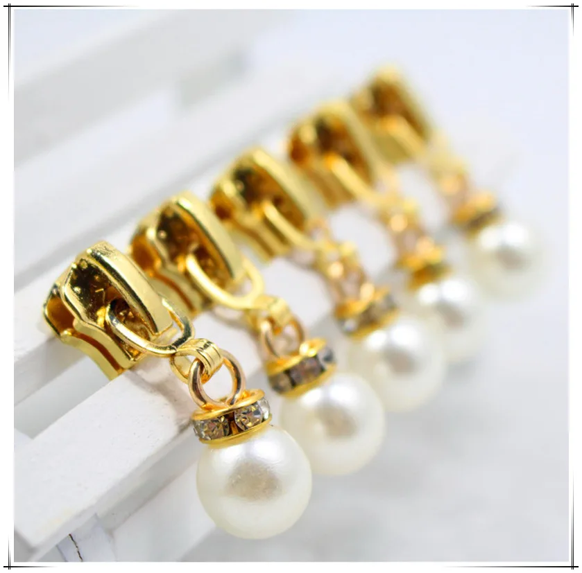 

5 pcs 5# pearl zipper repair kits zipper pull Metal zipper slider,zipper head,Garment,bag and suitcase accessories,clothes,15