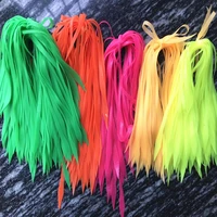 50 pcs 5 colors colorful silicone streamer spinnerbait buzzbait rubber jig lures skirt variety of colors