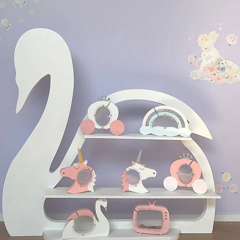 INS скандинавский стиль Единорог копилка для денег поделки модели дома красивый