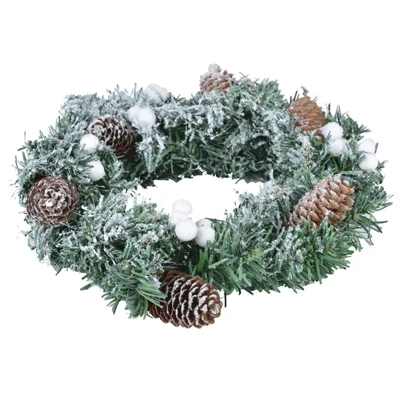 11 8 &quotРождественский венок креативный Pinecone Снежный Рождественский Декор