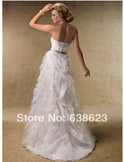 Daw778 новое поступление сексуальный пляж многоуровневое свадебное платье без
