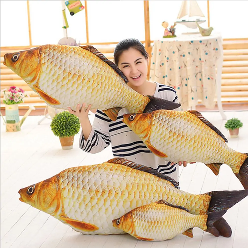 Искусственная Имитация карпа искусственная животная рыба плюшевый креативный