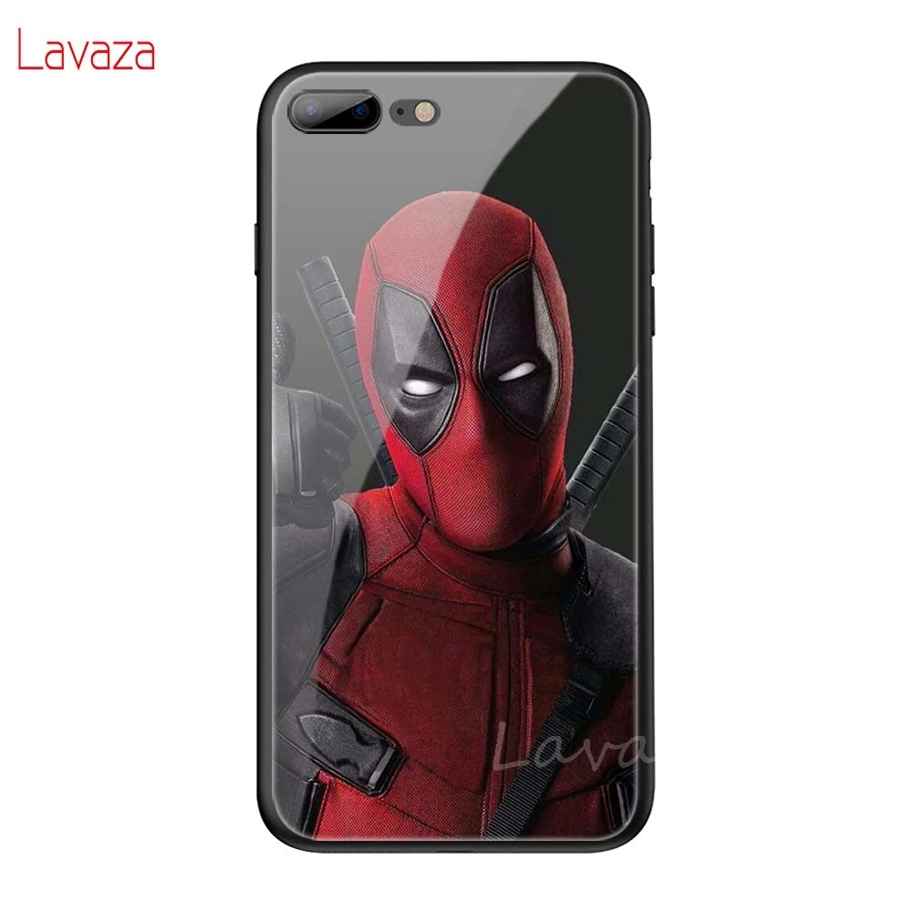 Lavaza Marvel Мстители Jorker Dead Pool Мягкий чехол из закаленного стекла для iPhone 6 6S 7 8 Plus 5 5S SE XR X XS 11 Pro MAX чехол - Цвет: TG18