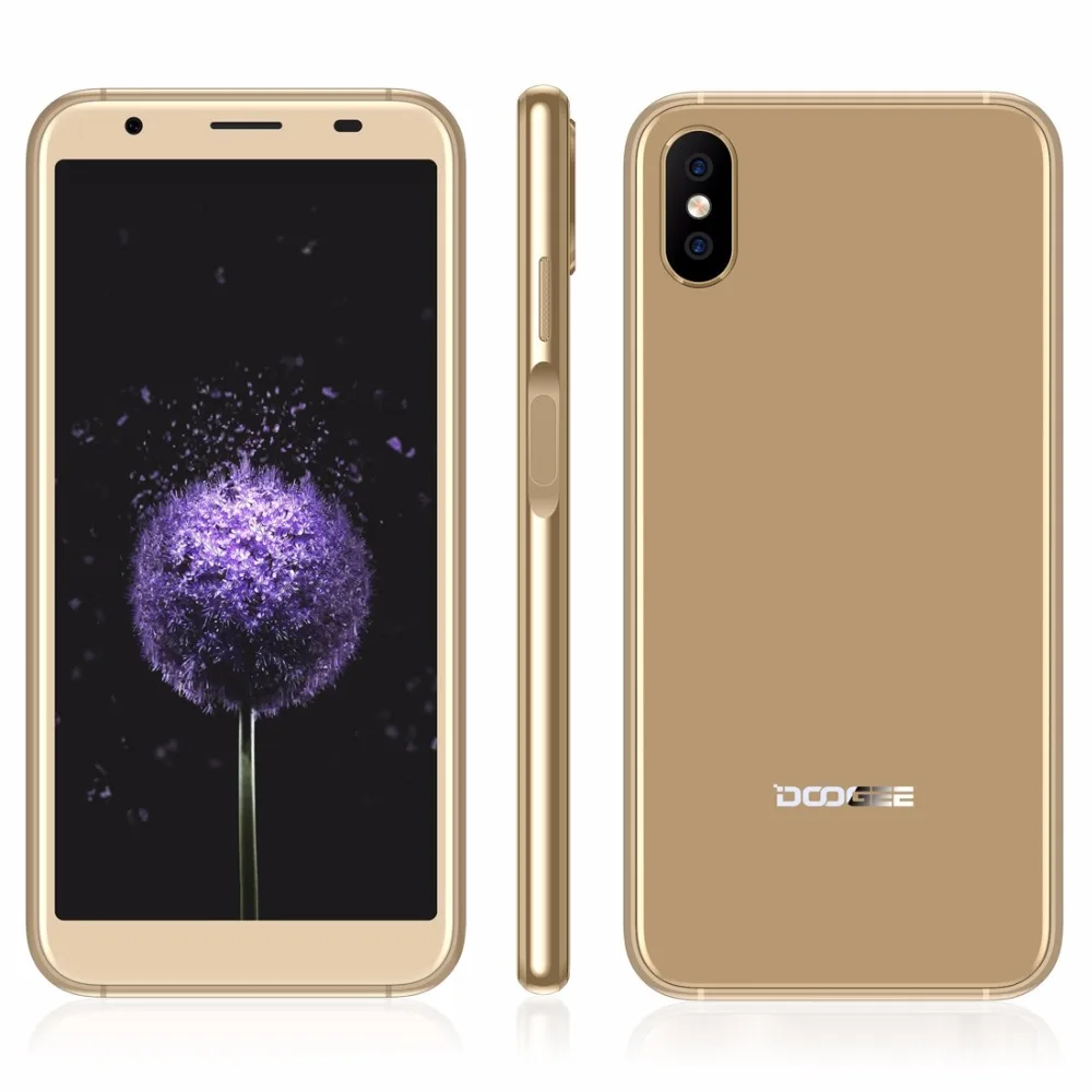 Оригинал DOOGEE X55 3G мобильный телефонов Android 7 1 ГБ + 16 4 ядра смартфон Dual задней
