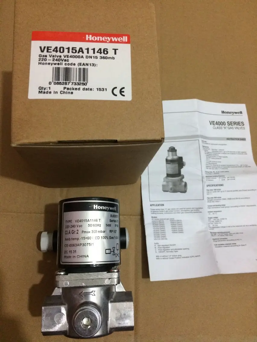 Новый оригинальный быстроразъемный газовый электромагнитный клапан VE4015A1146 T|valve
