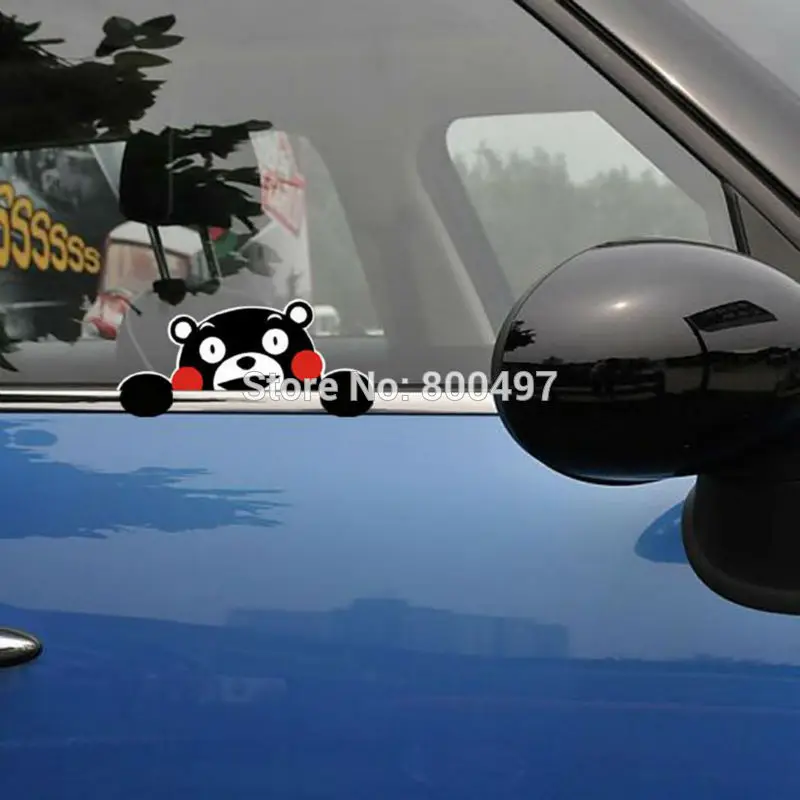 Новейший автомобильный Стайлинг милый супер талисман Kumamon наклейки для