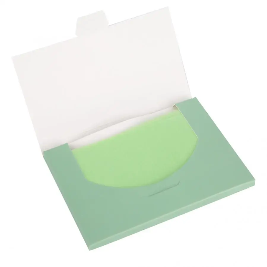 100 шт. уход за кожей лица впитывает масло для удаления макияжа Бумага лист