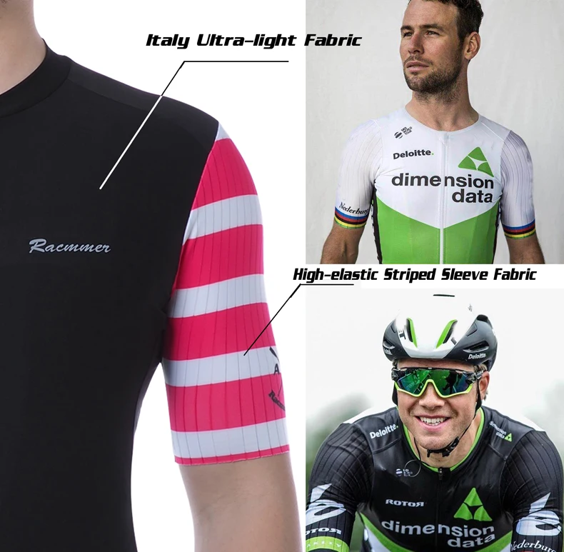 Racmmer мужские велосипедные Джерси PRO AERO с коротким рукавом Maillot Ciclismo Hombre Mtb велосипед Джерси рубашка черный Джерси