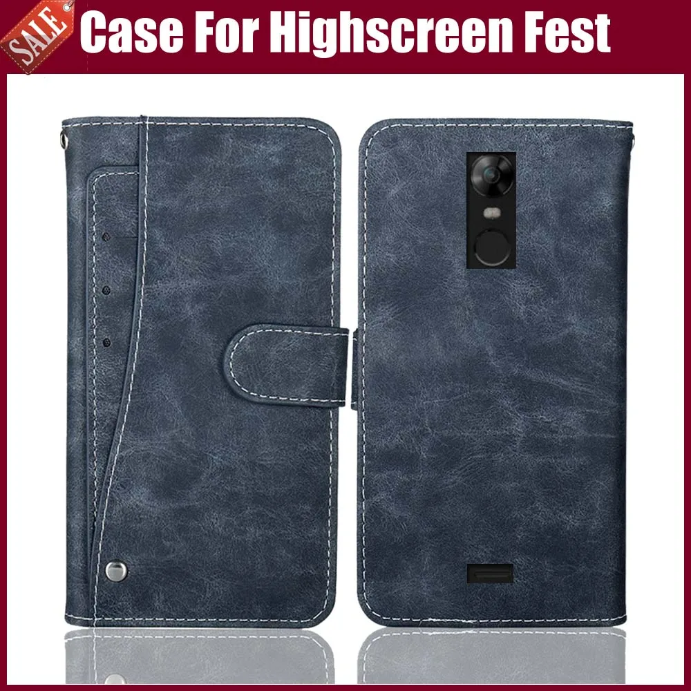 Новый дизайн! Highscreen Fest чехол Роскошный кошелек флип-чехол для телефона с
