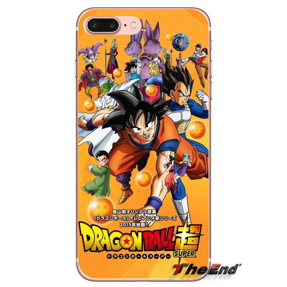 Для Apple iPhone X 4 4S 5 5S SE 5C 6 6s 7 8 плюс Dragon Ball Супер z плакат мягкий прозрачный чехол |