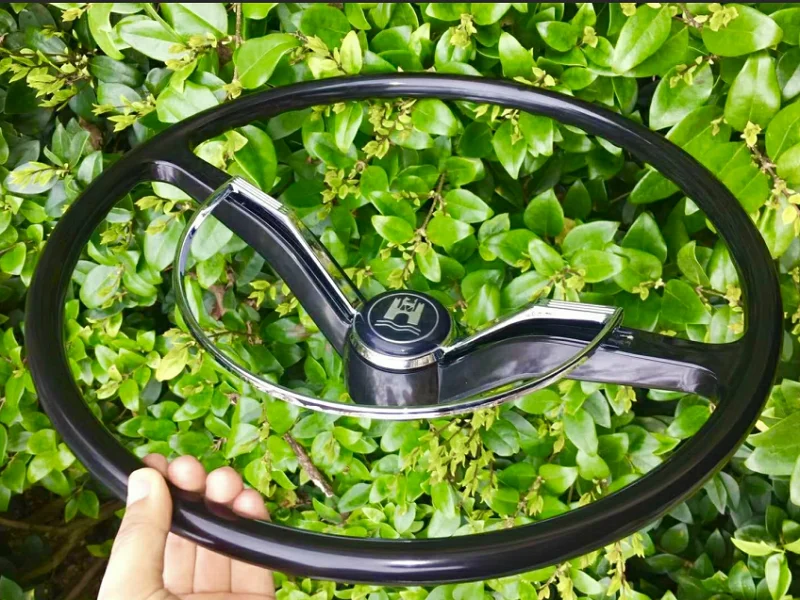 Подходит для Volkswagen Beetle 1953-1967 винтажное красное дерево классическое рулевое колесо черного цвета