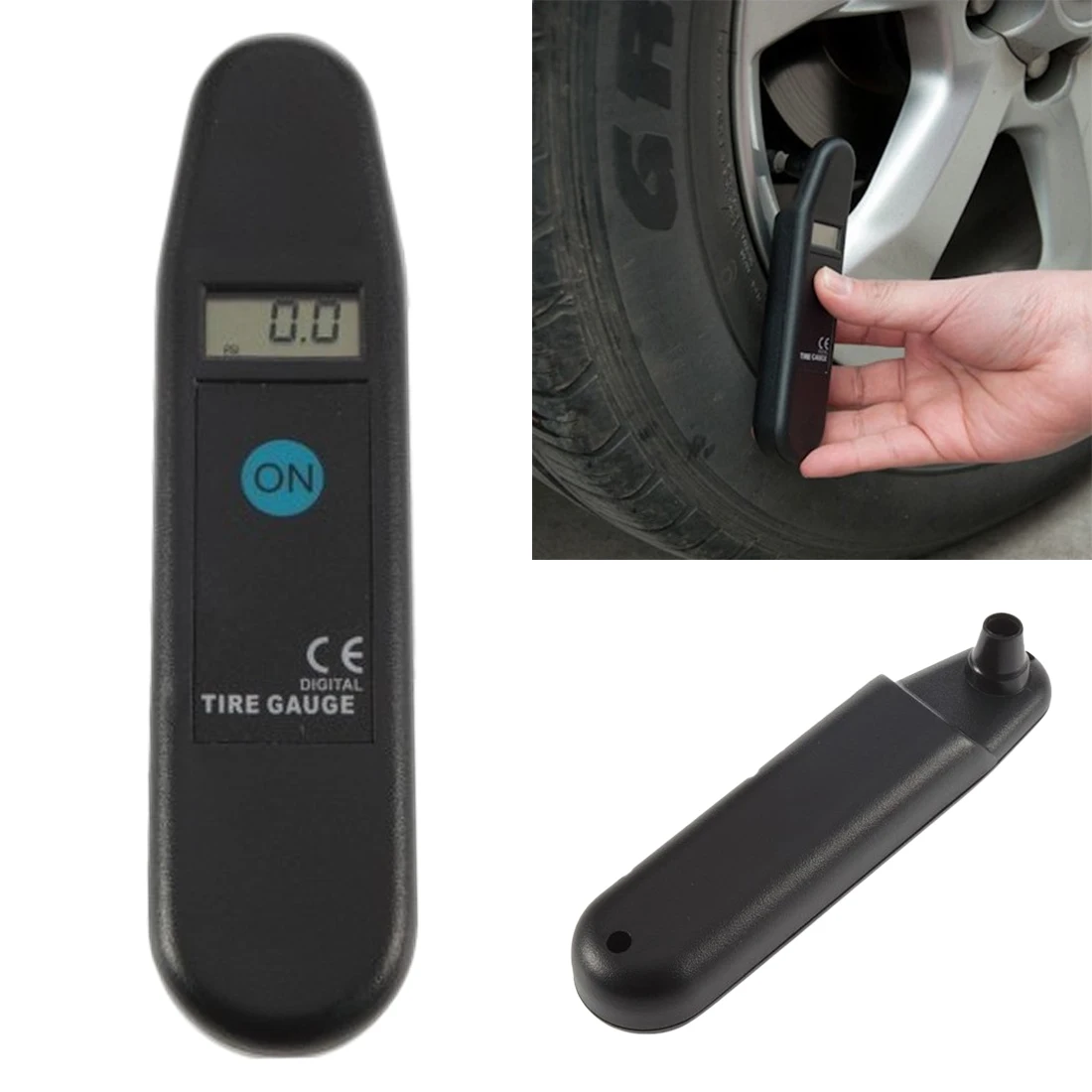 0-100PSI/0,15 до 7,00 бар цифровой манометр для шин измерительное оборудование