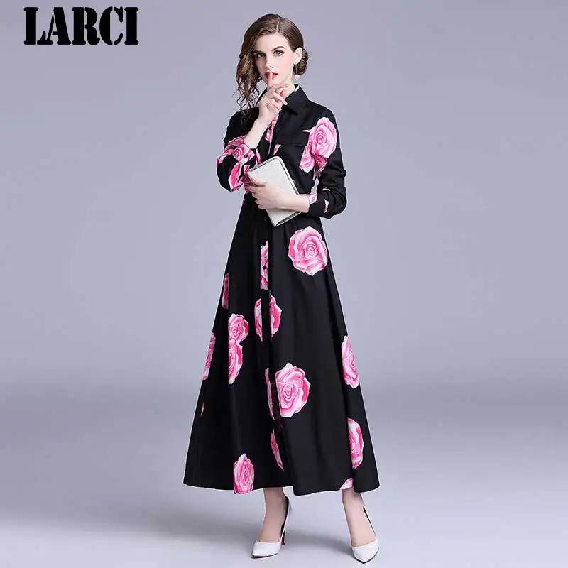 Женское подиумное платье макси LARCI Длинное Элегантное Вечернее Платье с длинным