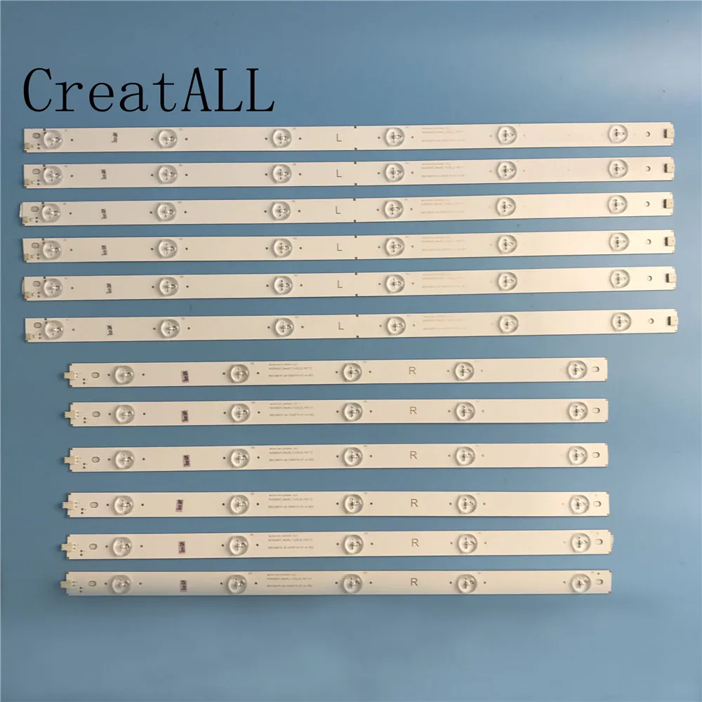 12 шт. светодиодный фонарь для AOC 50 &quotTV SVJ500A37 R + L LB C500F15 E1 A LC 50LB261U 500TT26 500TT25 V5 50PFL6340/T3