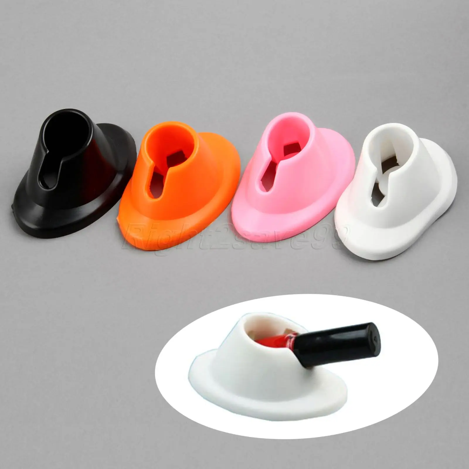 Новинка 2017 2 шт. резиновый лак для ногтей держатели бутылок подставка инструмент