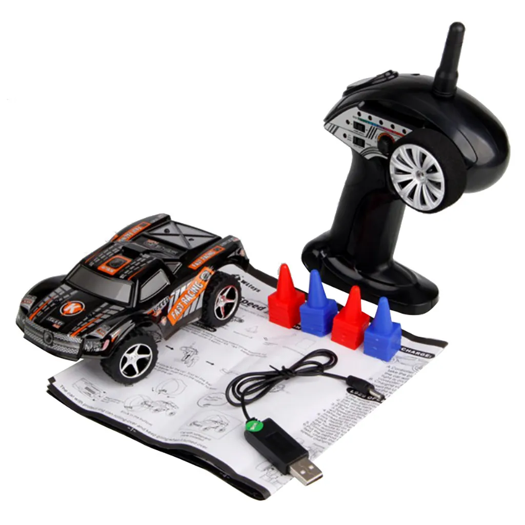 RC автомобиль 2,4 г четырехколесный привод Высокая скорость лазерный автомобиль внедорожный пульт дистанционного управления автомобиль 24 дорожные блоки подарки для детей дропшиппинг