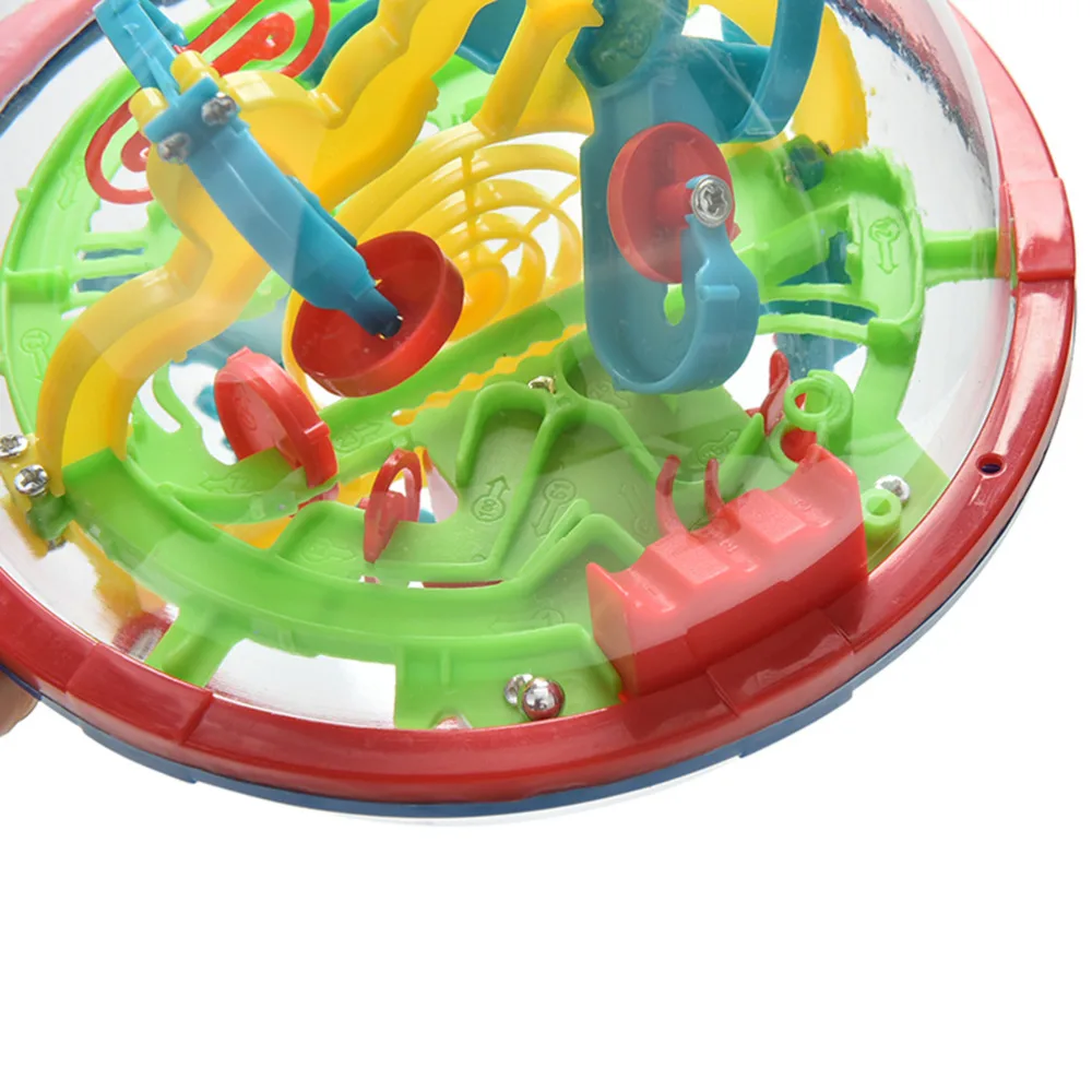 

New Educational Training Tools 3D Magic Intellect Maze Ball Kids Children Balance Logic Ability Puzzle Game